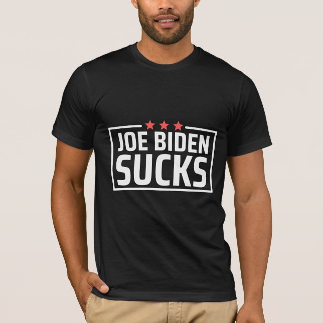joe Biden Ist zum Kotzen T-Shirt (Vorderseite)