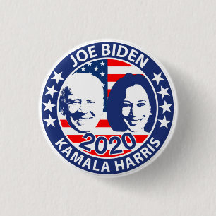 Joe Biden & Kamala Harris 2020 Button