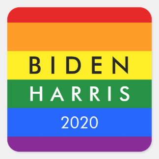 Joe Biden Kamala Harris 2020 Quadratischer Aufkleber