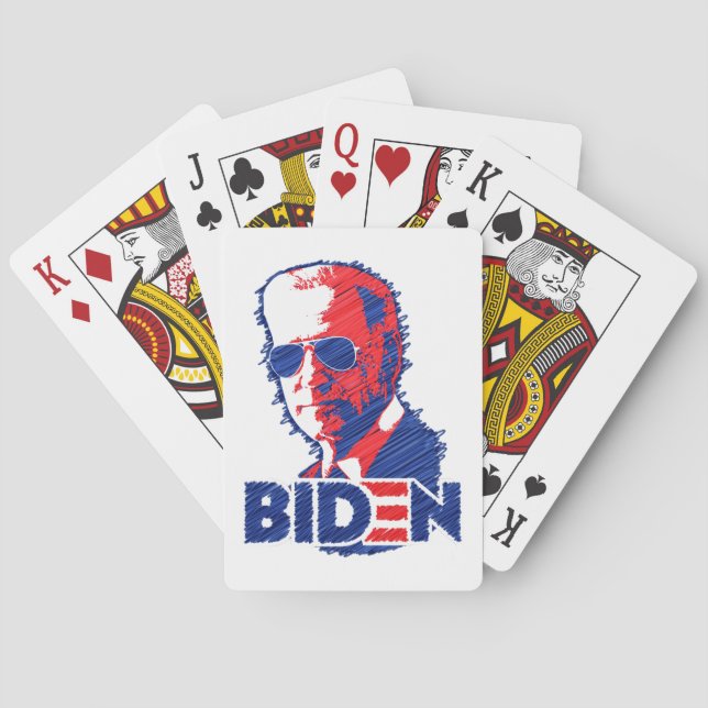 Joe Biden Kamala Harris 2020 US-Vizepräsident Spielkarten (Rückseite)