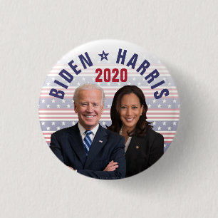 Joe Biden Kamala Harris 2020 Vizepräsident der Fo Button