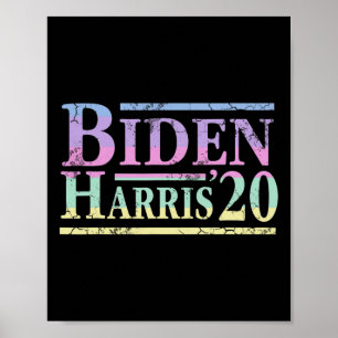 Joe Biden Kamala Harris 2020 Wahl Anti Trump Poster