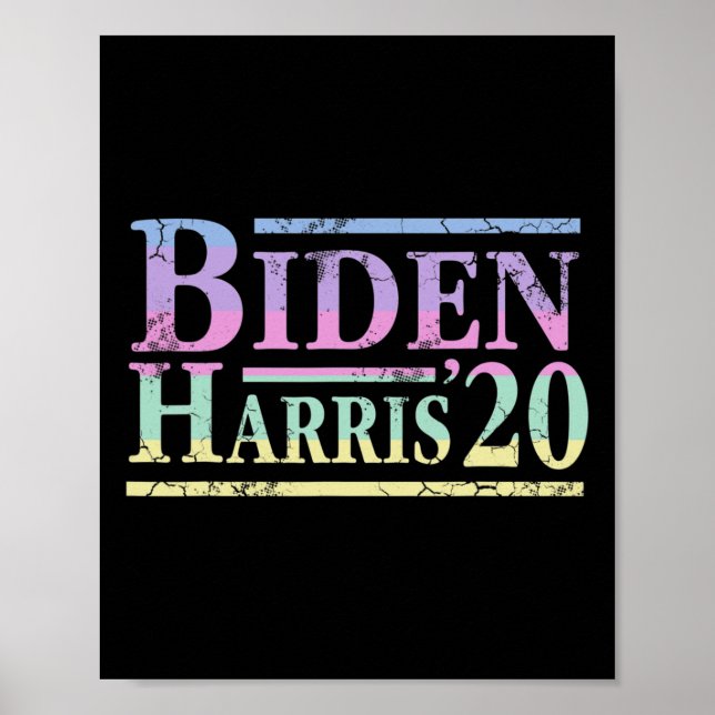 Joe Biden Kamala Harris 2020 Wahl Anti Trump Poster (Vorne)