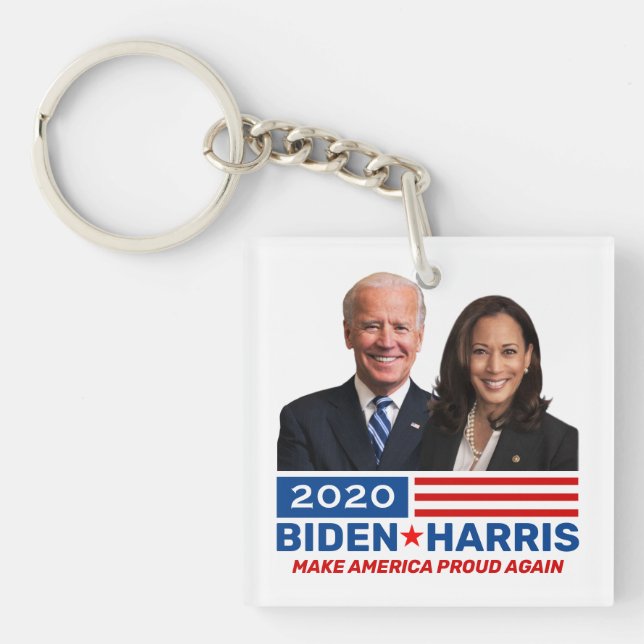 Joe Biden Kamala Harris 2020 Wahlkampagne Schlüsselanhänger (Vorderseite)