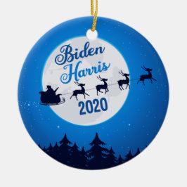 Joe Biden Kamala Harris 2020 Weihnachten Keramik Ornament