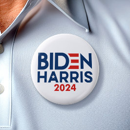 Joe Biden Kamala Harris 2024 Rot-Blau Button