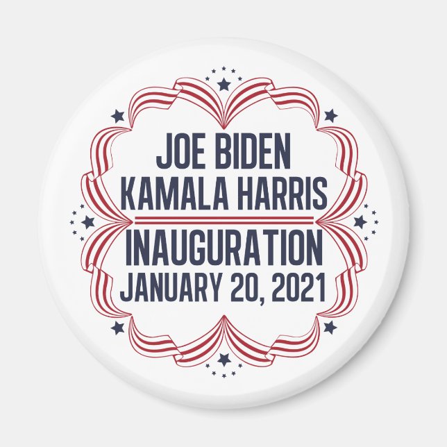Joe Biden Kamala Harris Einweihung 2021 Magnet (Vorne)