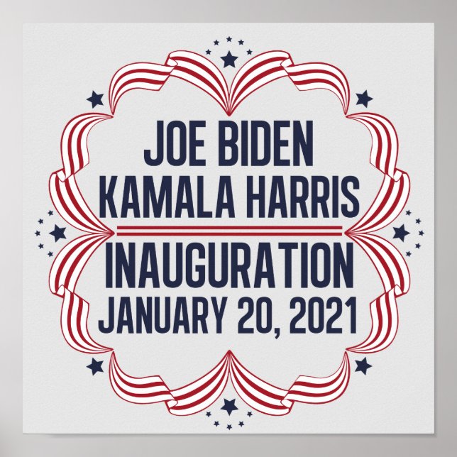 Joe Biden Kamala Harris Einweihung 2021 Poster (Vorne)