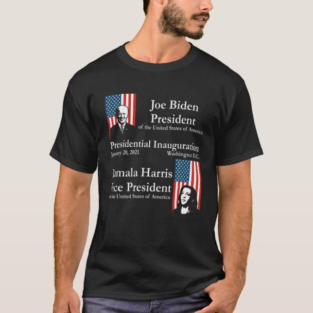 Joe Biden Kamala Harris / Präsident Einweihung 2 T-Shirt (Vorderseite)