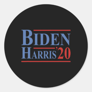 Joe Biden Kamala Harris Präsidentin Liberale Runder Aufkleber