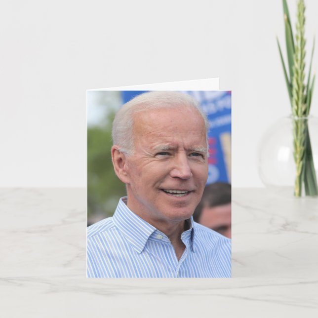 Joe Biden Karte (Vorderseite)