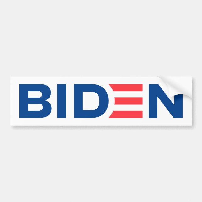 Joe Biden Logo Autoaufkleber (Vorne)
