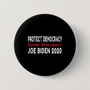 Joe Biden Lustige Anti-Donald-Trump-Artikel Rückbl Button