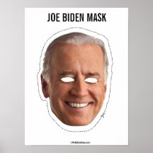 Joe Biden Mask Cutout