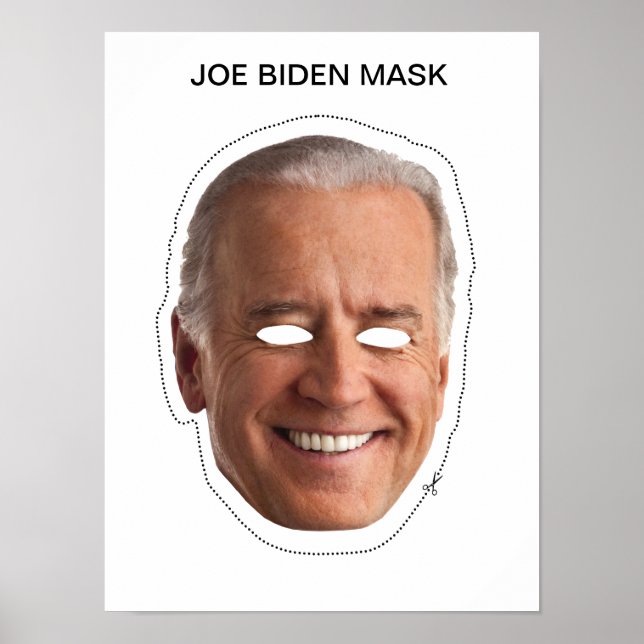 Joe Biden Mask Poster (Vorne)