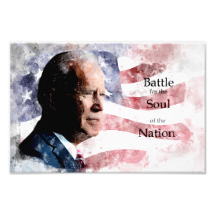 Joe Biden mit dem Kampf um das Soul der Nation Fotodruck