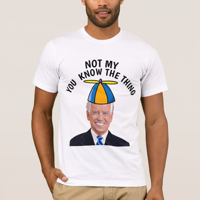 JOE BIDEN NICHT MEIN PRÄSIDENT THETTON T-Shirt (Vorderseite)
