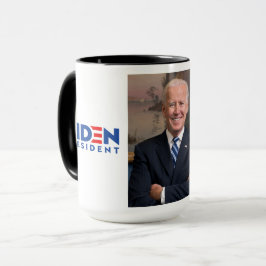 Joe Biden Offiziell Portrait, Biden President, ZSS Tasse