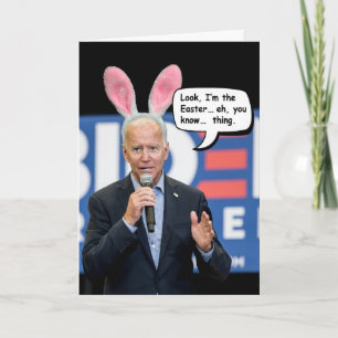 Joe Biden Osterkarte Feiertagskarte