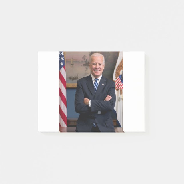 Joe Biden Post-it Klebezettel (Vorderseite)