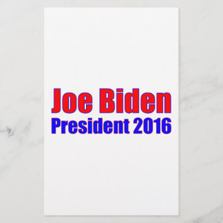 Joe Biden Präsident 2016 Briefpapier