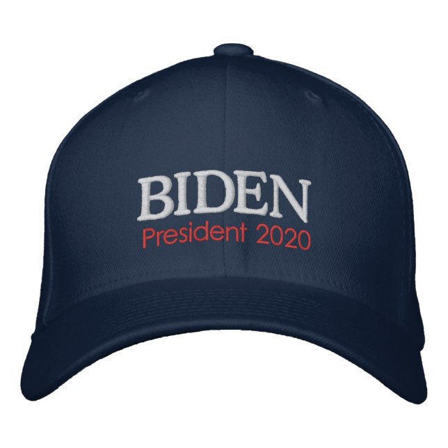 Joe Biden Präsident 2020 Bestickte Baseballkappe (Vorderseite)