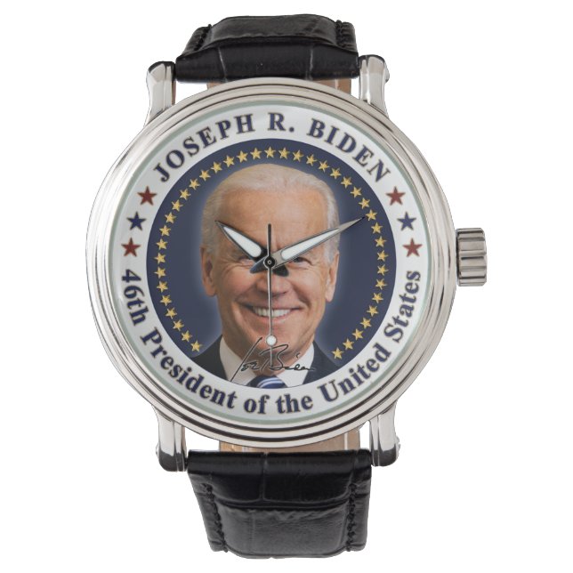 Joe Biden Präsident Einweihung Tag Souvenir Armbanduhr (Vorderseite)