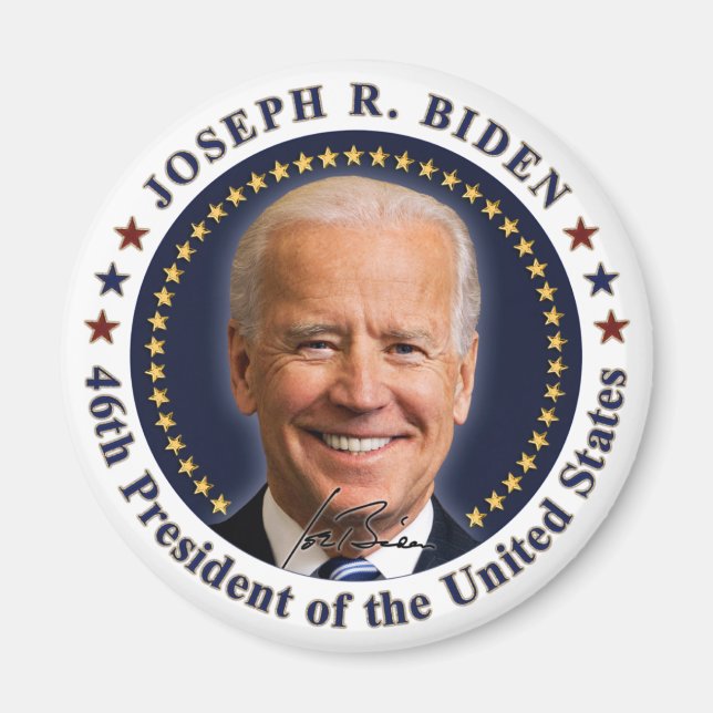 Joe Biden Präsident Einweihung Tag Souvenir Magnet (Vorne)