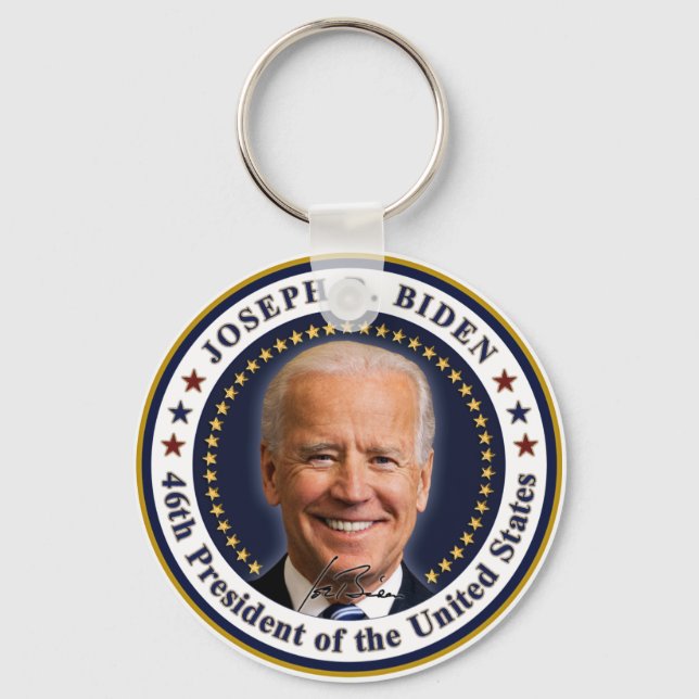 Joe Biden Präsident Einweihung Tag Souvenir Schlüsselanhänger (Vorderseite)