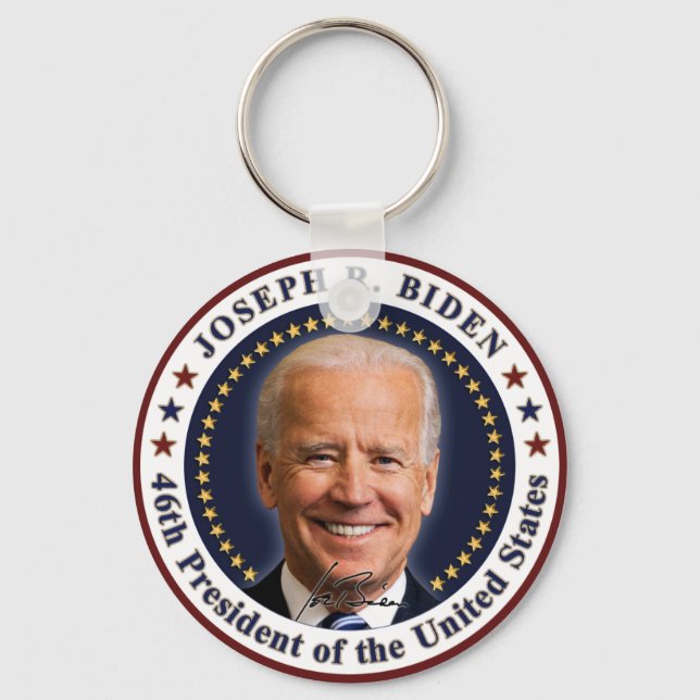 Joe Biden Präsident Einweihung Tag Souvenir Schlüsselanhänger (Vorderseite)
