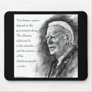 Joe Biden & Quote Mousepad