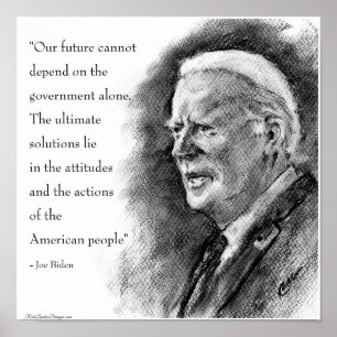 Joe Biden & Quote Poster