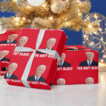 JOE BIDEN SIE NICHT SCHWARZ! FUNNY CHRISTMAS WRAPP GESCHENKPAPIER<br><div class="desc">DU BIST NICHT SCHWARZ! JOE BIDEN WRAPPING PAPIER</div>