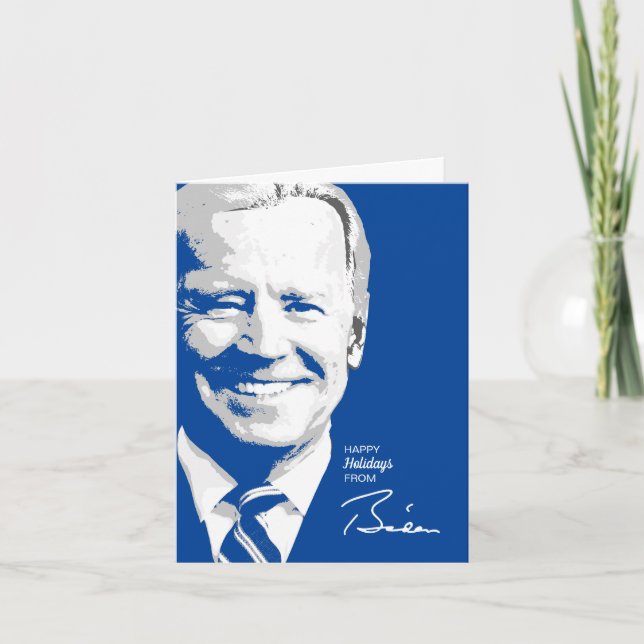 Joe Biden Signature Karte (Vorderseite)