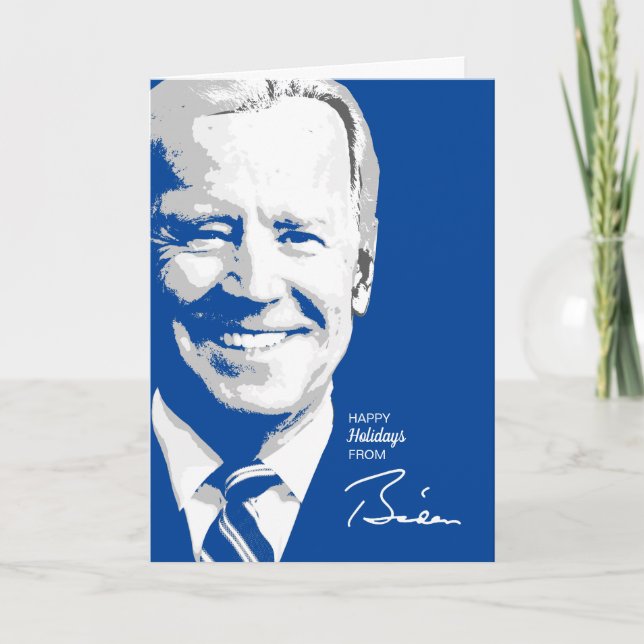 Joe Biden Signature Karte (Vorderseite)