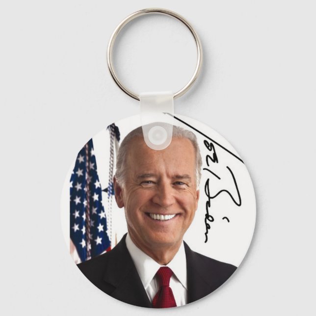 Joe Biden Signature Schlüsselanhänger (Vorderseite)