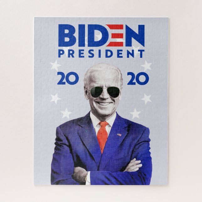 Joe Biden Sonnenbrille 2020 Präsidentschaftswahl Puzzle (Vertikal)