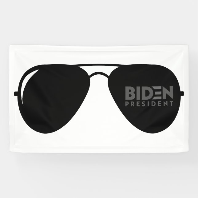 Joe Biden Sonnenbrille Präsident Banner (Horizontal)