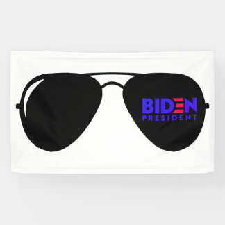 Joe Biden Sonnenbrille Präsident Banner