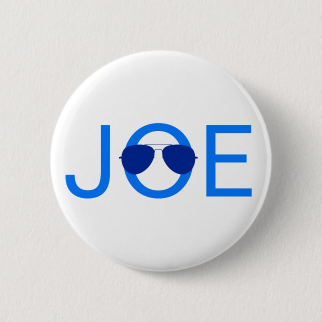 Joe Biden Sunglasses für Präsident Button (Vorderseite)