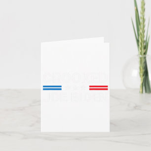 Joe Biden Trump Zitat namens Joe Biden Crooked Karte