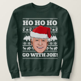 Joe Biden Ugly Christmas Sweater Go mit Joe Sweatshirt