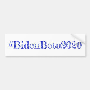 Joe Biden und Beto O'Rouke 2020 Autoaufkleber