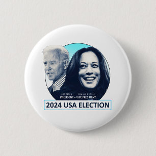 Joe Biden und Kamala Harris 2024 USA ELECTION Button