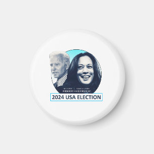 Joe Biden und Kamala Harris 2024 USA ELECTION Magnet