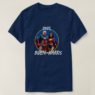 Joe Biden und Kamala Harris als Superhelden T-Shirt