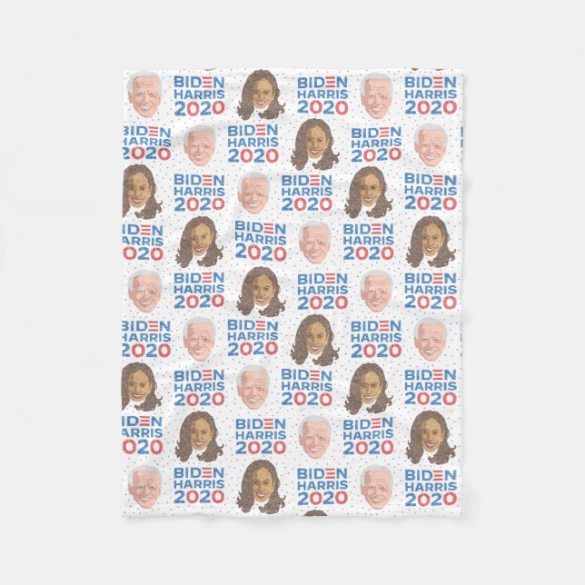 Joe Biden und Kamala Harris Fleece Blanket (Vorderseite)