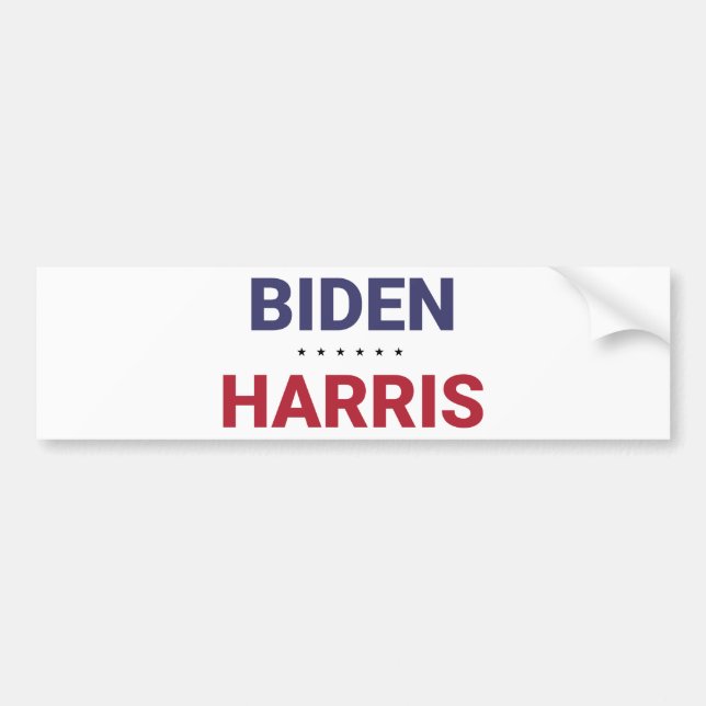 Joe Biden und Kamala Harris (Wahl 2020 in den USA) Autoaufkleber (Vorne)