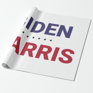 Joe Biden und Kamala Harris (Wahl 2020 in den USA) Geschenkpapier