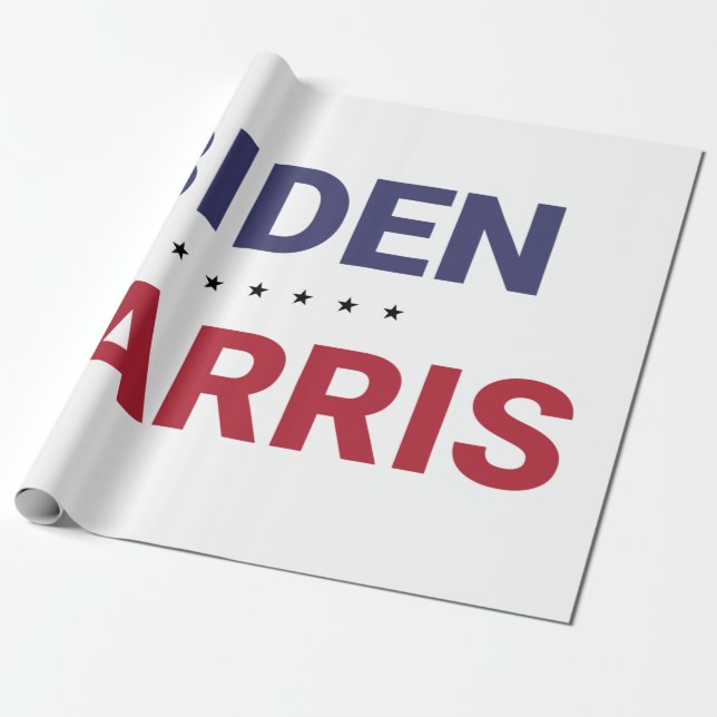 Joe Biden und Kamala Harris (Wahl 2020 in den USA) Geschenkpapier (Ungerollt)
